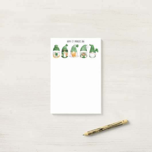 St. Patrick's Day Post-it Notes (Op bureau)
