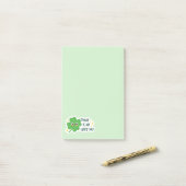 St. Patrick's Day Post-it® Notes (Op bureau)