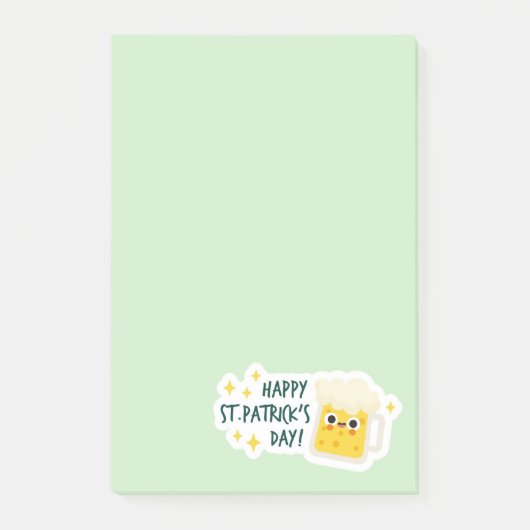 St. Patrick's Day Post-it Notes (Voorkant)