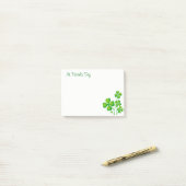 St. Patrick's Day Post-it® Notes (Op bureau)