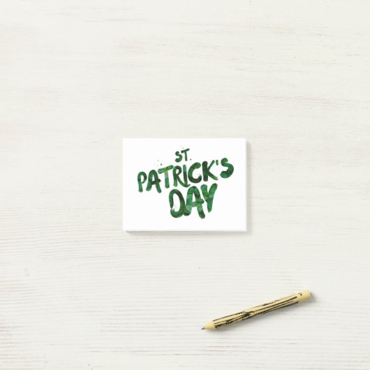 St. Patrick's day 🍀 Post-it® Notes (Op bureau)