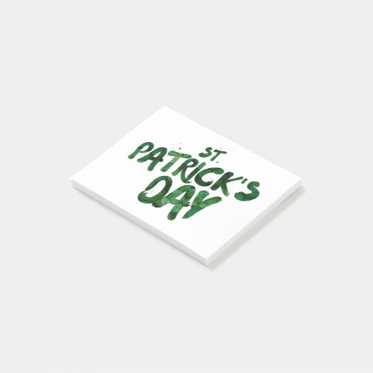 St. Patrick's day 🍀 Post-it® Notes (Schuin)