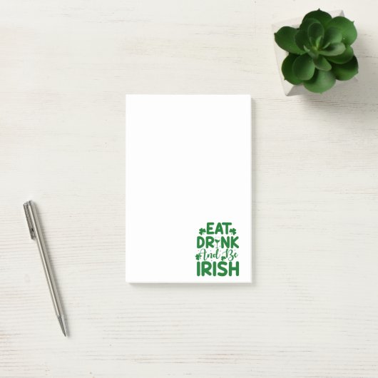 St. Patrick's Day Post-it® Notes (Kantoor)