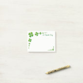 St. Patrick's Day Post-it® Notes (Op bureau)
