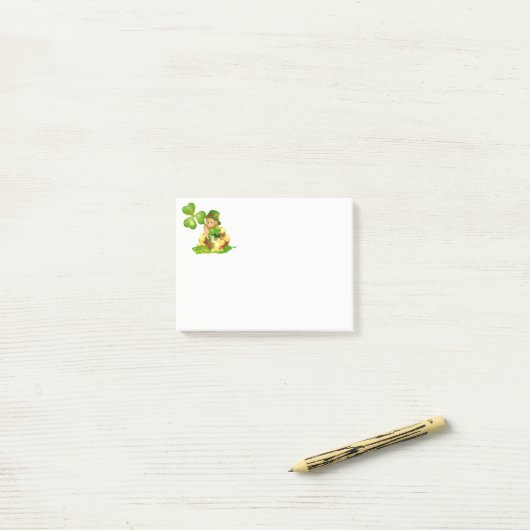 St. Patricks Day Post-it-Notes Post-it® Notes (Op bureau)