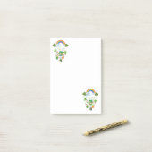 St. Patrick's Day Post-it-notities Regenboog Post-it® Notes (Op bureau)