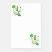 St. Patrick's Day Post-it-notities Shamrock Wijn Post-it® Notes (Voorkant)