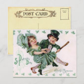 St. Patrick's Day Post Kaart (Voorkant / Achterkant)
