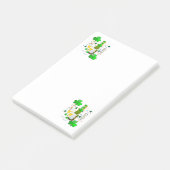 St. Patrick's Day Post the Notes Shamrock Wine (Schuin)