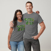St Patrick's Day Postal Worker Leopard Shamrock Pa T-shirt (Unisex)