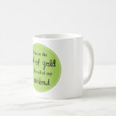 St.Patrick's Day Pot met Goud Beker Koffiemok (Voorkant rechts)