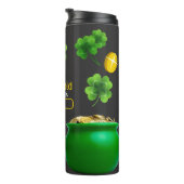 St Patricks Day Pot of Gold In Progress Tumbler Thermosbeker (Geroteerd rechts)