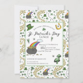 St Patricks Day Pot of Gold Lunch Kaart (Voorkant)