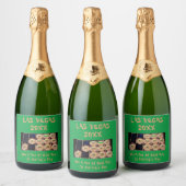 St. Patrick's Day Pot Of Gold Vegas Meidenavond Sparkling Wijnetiket (Flessen)