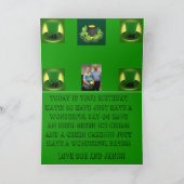 St Patrick's Day Pot of Gold Verjaardag Kaart (Binnen)