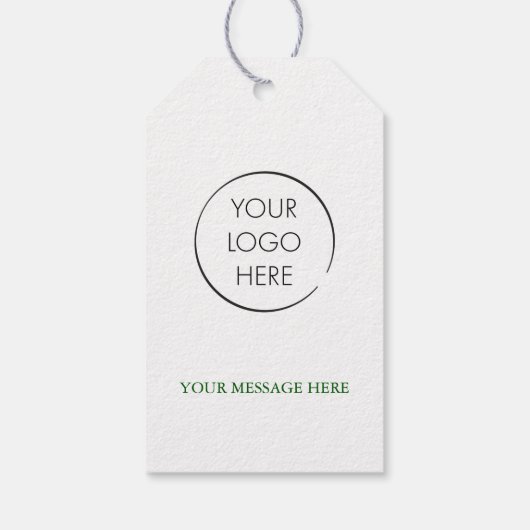 St. Patrick's Day Pot van Gold Boho Rainbow Logo Cadeaulabel (Achterkant)