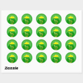 St Patrick's Day Pot van gouden Sticker (Vel)