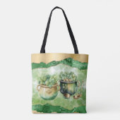 St. Patrick's Day Pots of Gold Irish Clovers Tote Bag (Achterkant)