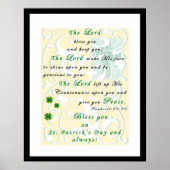 St. Patrick's Day Prayer Blessing Poster (Voorkant)
