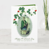St. Patrick's Day Prayer Blessing Religious Card Kaart (Voorkant)