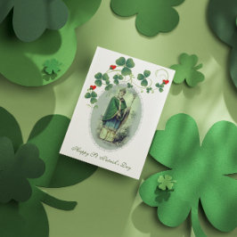 St. Patrick's Day Prayer Blessing Religious Card Kaart
