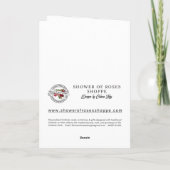 St. Patrick's Day Prayer Blessing Religious Card Kaart (Achterkant)