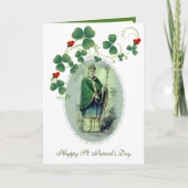 St. Patrick's Day Prayer Blessing Religious Card Kaart (Voorkant)