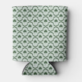 St. Patrick's Day Preppy Shamrock Clover Lattice Blikjeskoeler (Voorkant)