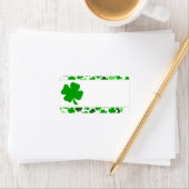 St. Patrick's Day Print je eigen mailinglabel Etiket (Insitu)