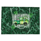 St. Patrick's Day Pset Truck Groot Cadeauzakje (Achterkant)
