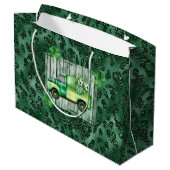 St. Patrick's Day Pset Truck Groot Cadeauzakje (Achterkant Gekanteld)