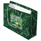 St. Patrick's Day Pset Truck Groot Cadeauzakje (Voorkant Gekanteld)