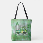St. Patrick's Day Pset  Truck Tote Bag (Achterkant)