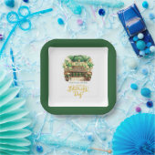 St. Patrick's Day Pub Gepersonaliseerde Waterverf Papieren Bordje (Feest)