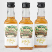 St. Patrick's Day Pub Party Custom Likeurfles Etiket (Flessen)