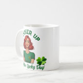 St Patrick's Day Pucker up, het is je geluksdag! Koffiemok (Voorkant links)