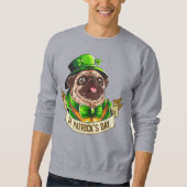 St. Patrick's Day Pug Trui (Voorkant)