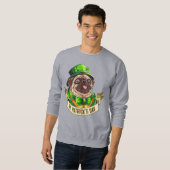 St. Patrick's Day Pug Trui (Voorkant volledig)