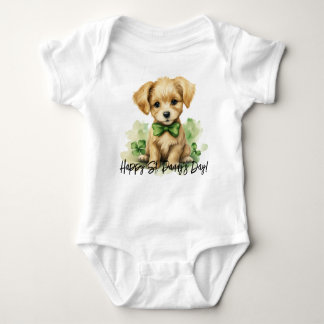 St. Patrick's Day Puppy Body T - Fijne St. Paddy Romper