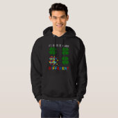 St Patricks Day Puzzle Shamrock Autism Awareness S Hoodie (Voorkant volledig)