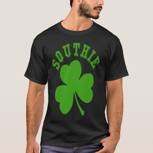 St Patricks Day pyjama Irish Southie Irish South T-shirt (Voorkant)