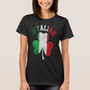 St Patrick's Day pyjama O'italiaans Italiaans Fl T-shirt