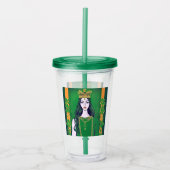 St Patrick's Day Queen Acryl Drinkbeker (Voorkant)
