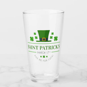 St Patrick's Day Quote Glas
