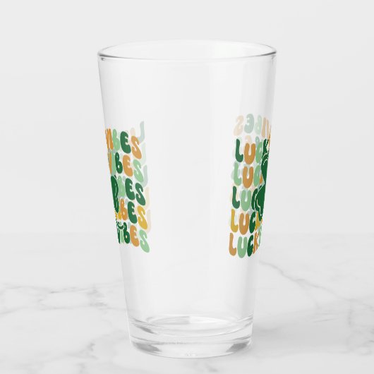 St Patrick's Day Quote Glass Glas (Rechts)