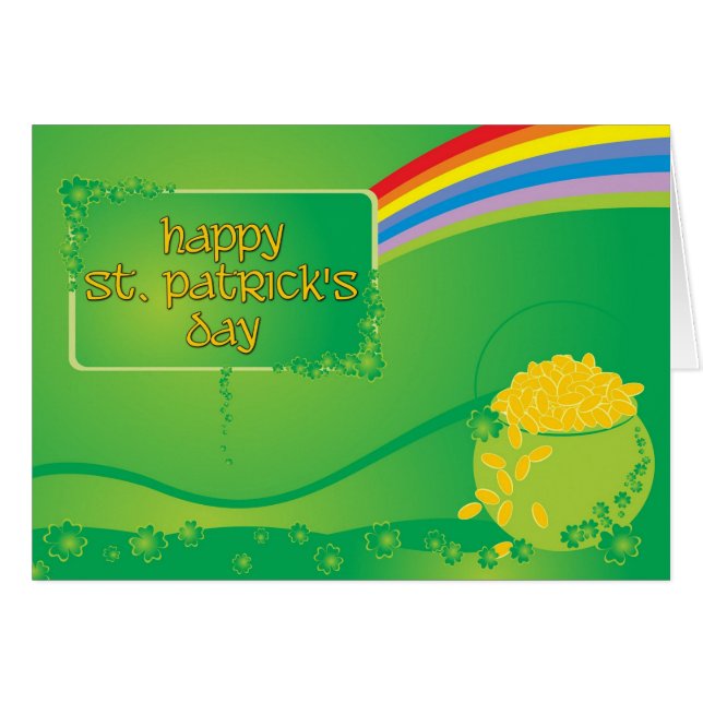 St Patrick's Day Rainbow (Voorkant Horizontaal)