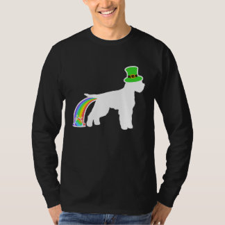 St Patrick's Day Rainbow Dog  Lagotto Romagnolo T-shirt