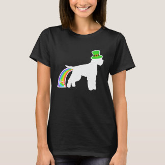 St Patrick's Day Rainbow Dog  Lagotto Romagnolo T-shirt