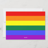 St Patricks Day Rainbow Gnomies LGBT Party Invite Feestdagenkaart (Achterkant)