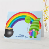 St Patricks Day Rainbow Gnomies LGBT-vriendschap Kaart (Gele Bloem)